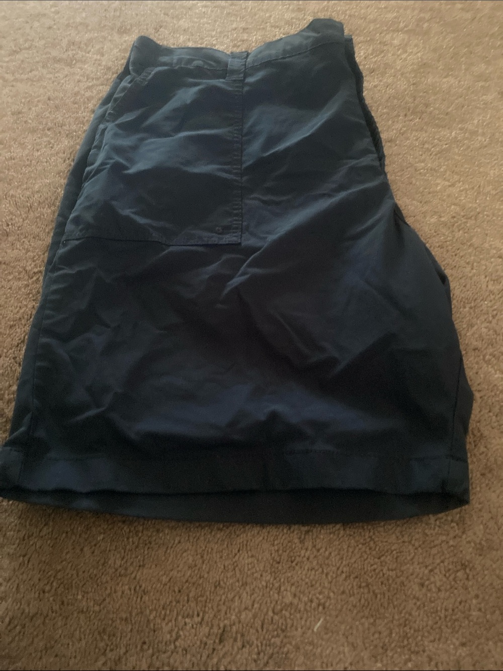 Mens blue shorts casual style